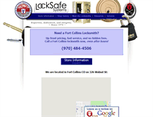 Tablet Screenshot of locksafesystems.com